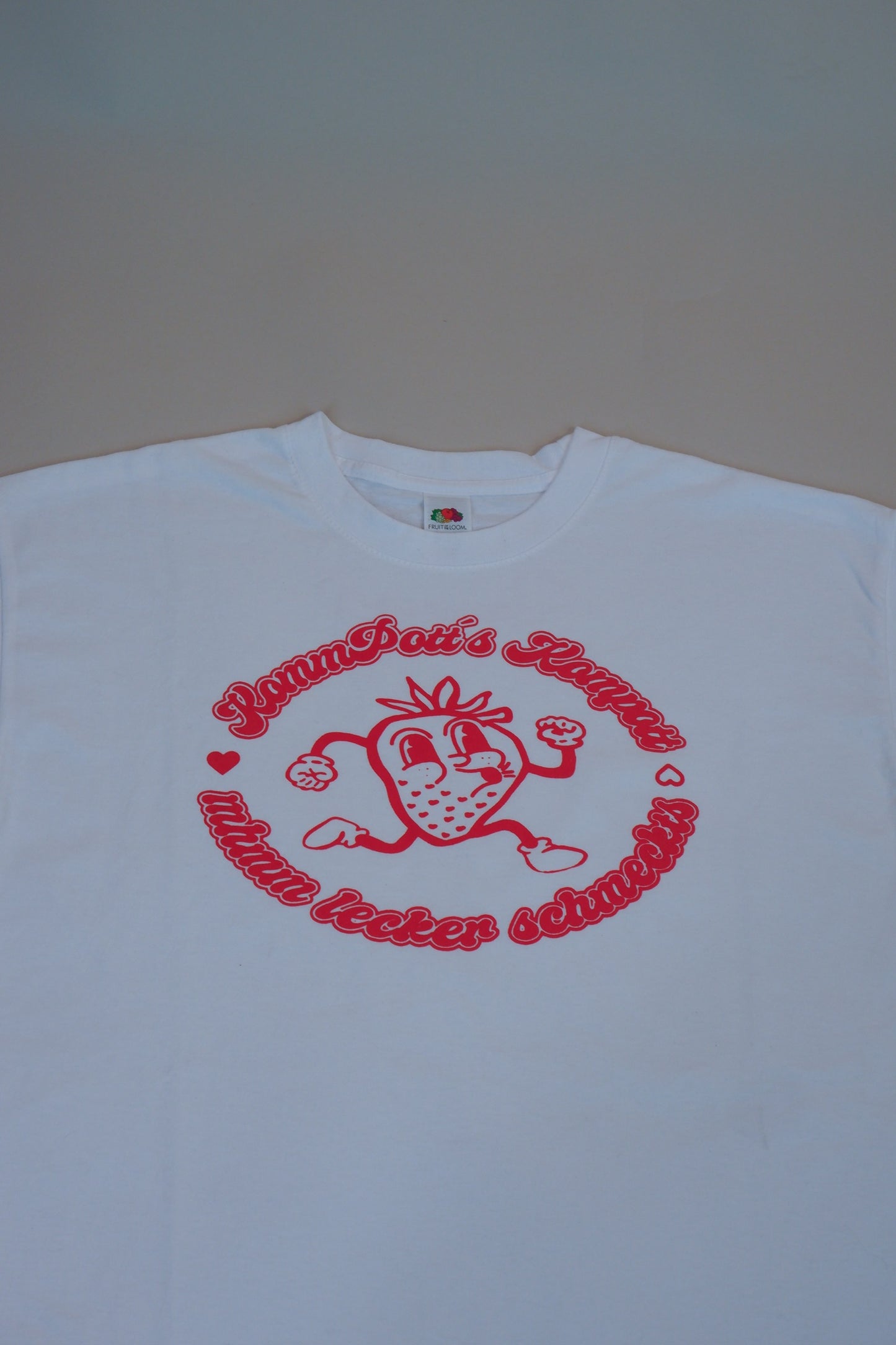 Fruchtiges Shirt Weiß